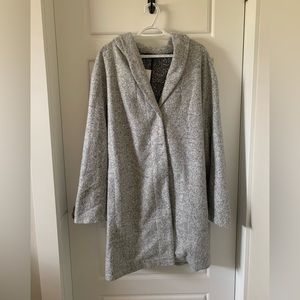 City Chic Plus Size Hooded Dress Coat